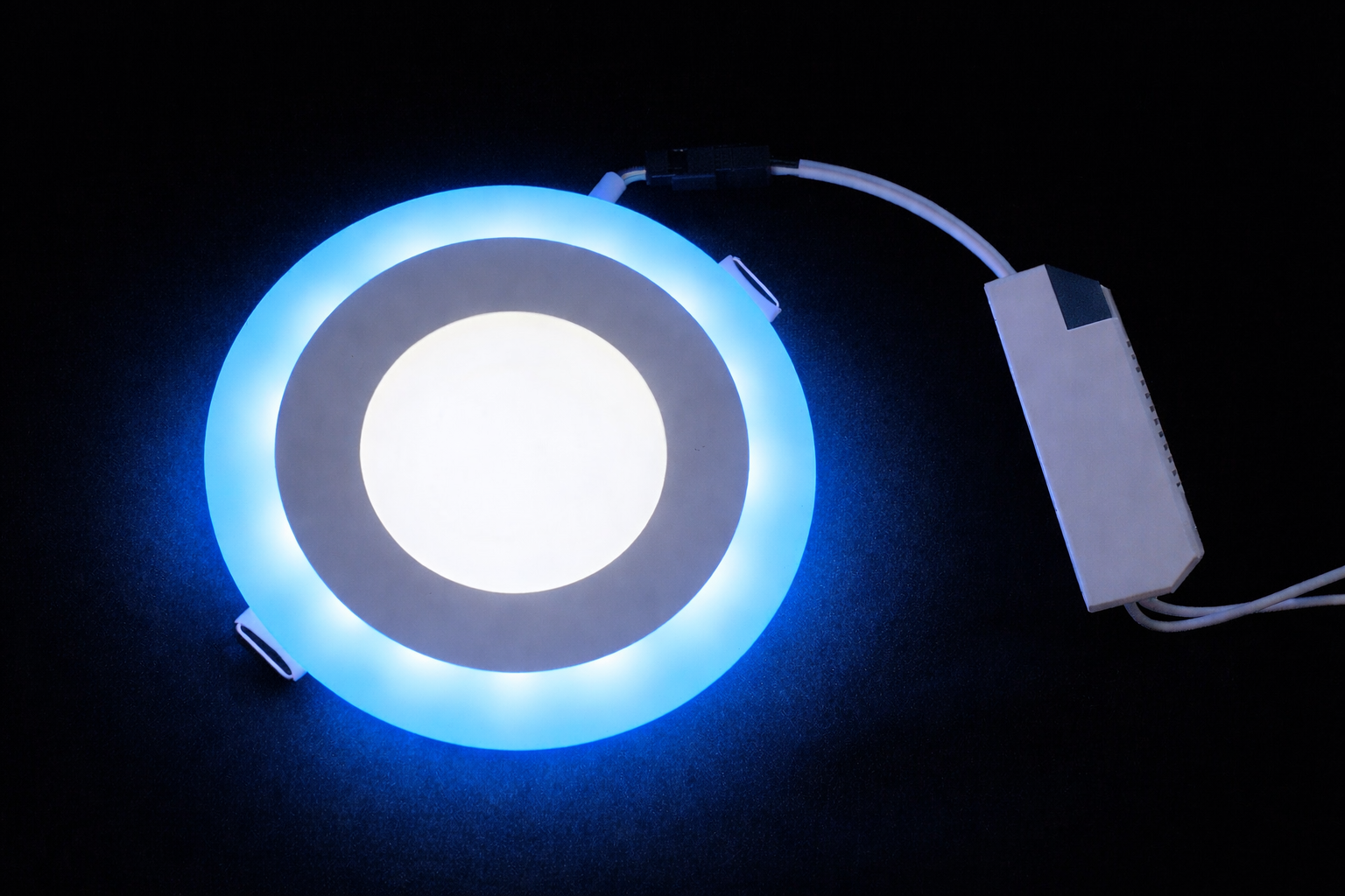 spot encastrable double éclairage