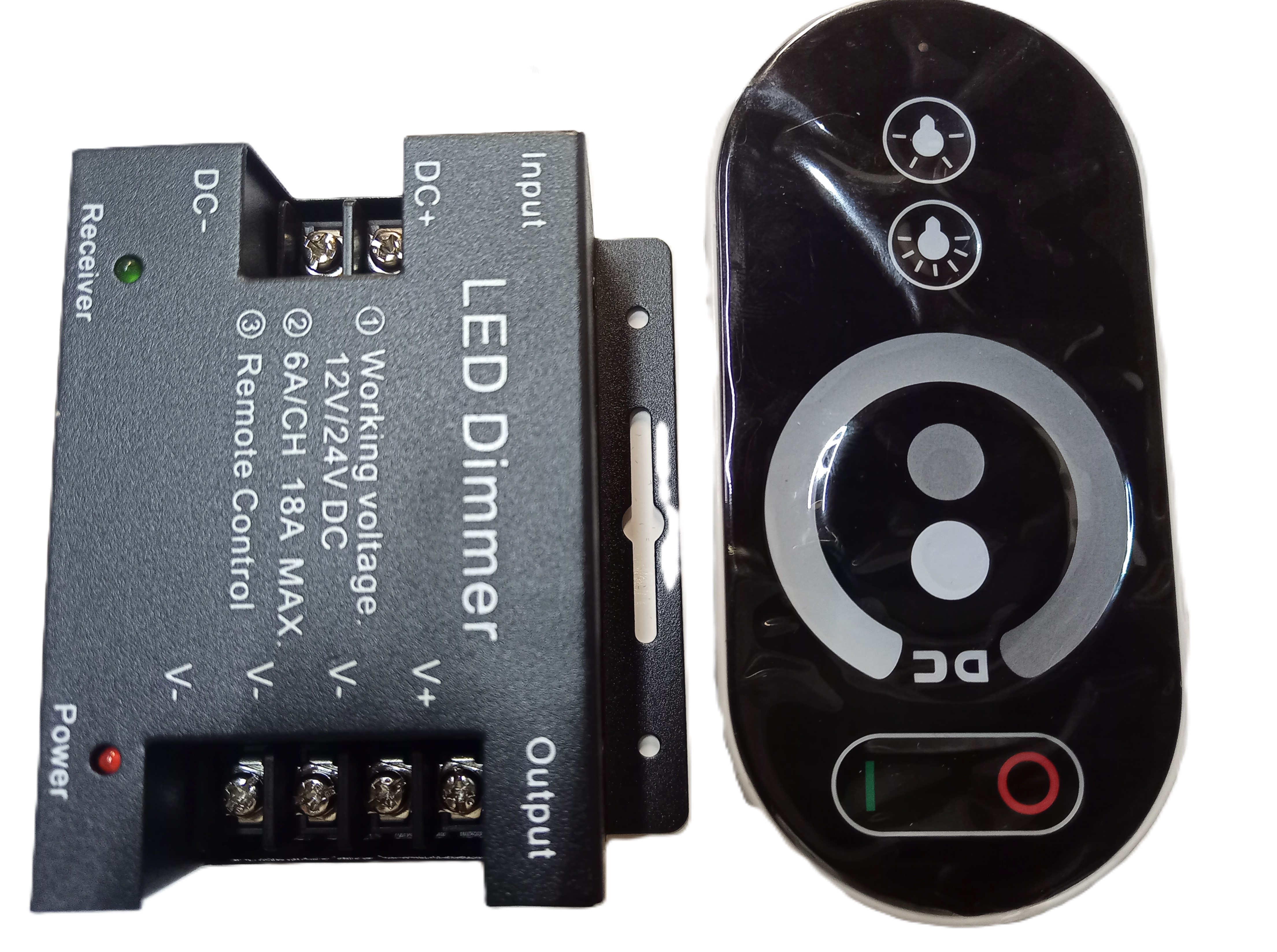 variateur (dimmer) avec télécommande sans fil.