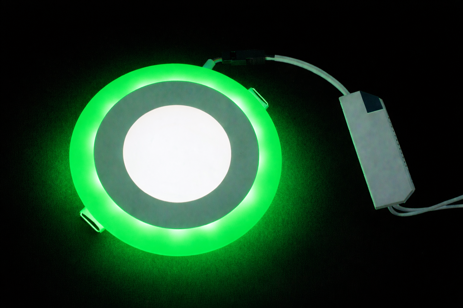 spot encastrable double éclairage