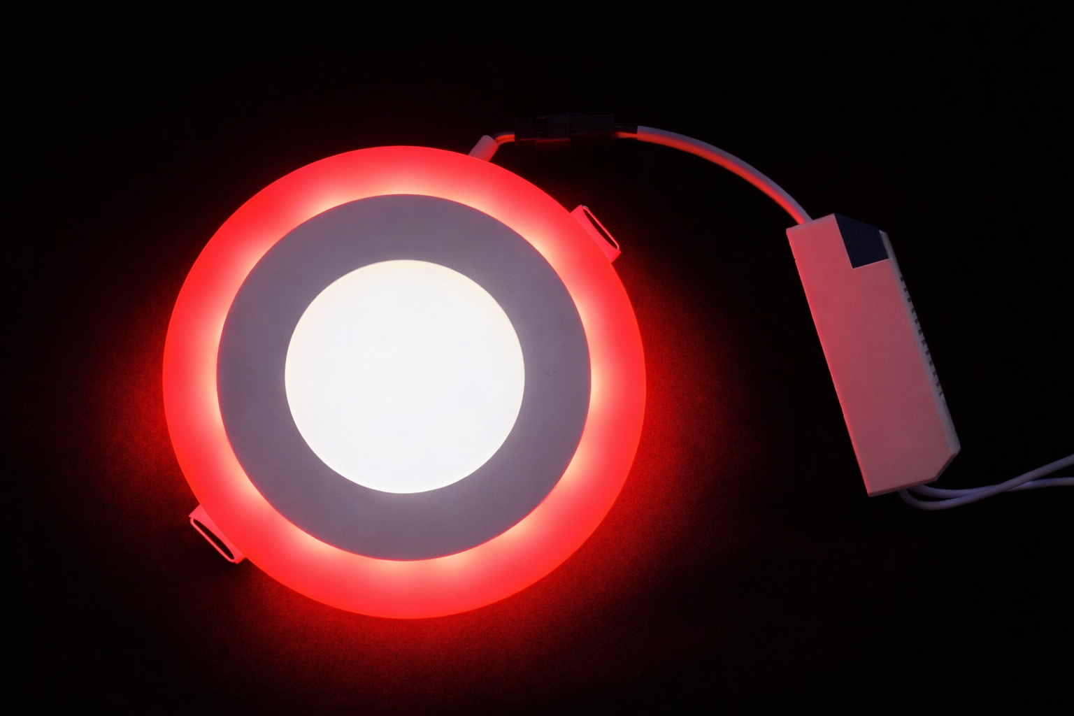 spot encastrable double éclairage